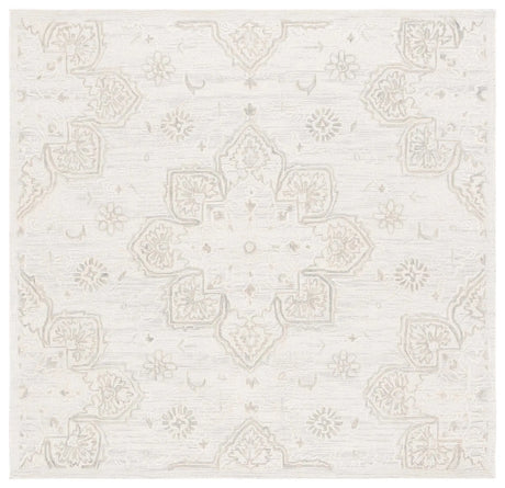 Safavieh Trace 6'-0" x 6'-0" Rug in Grey / Ivory