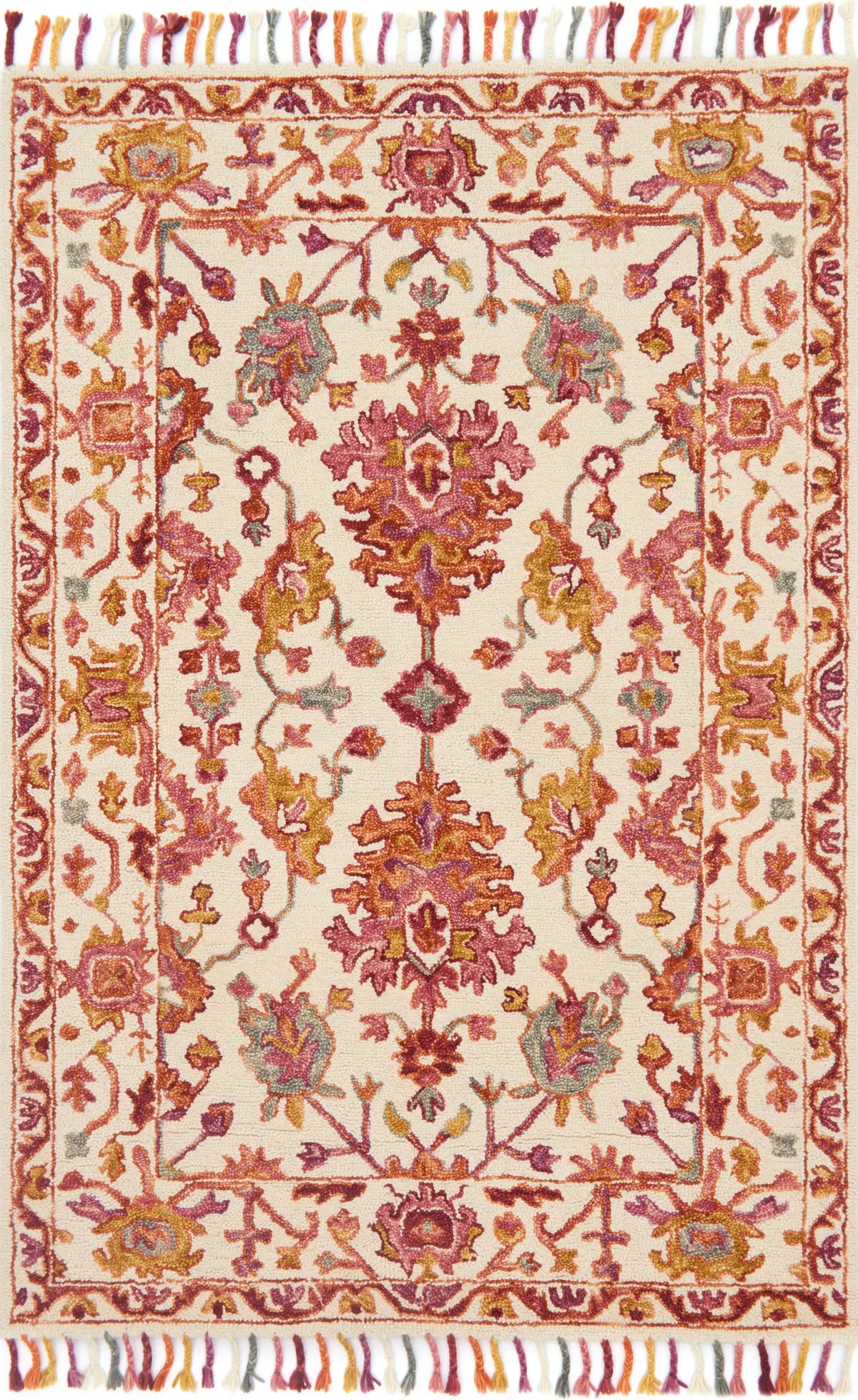 Loloi Zharah Zr-06 Berry Rugs - main flat