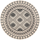 Safavieh Veranda 5'-3" x 5'-3" Rug in Ivory / Slate