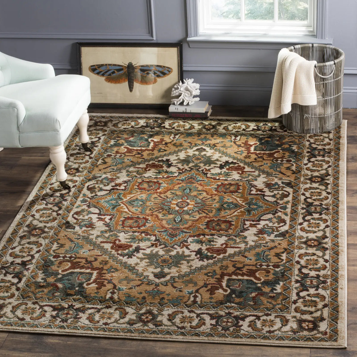Safavieh Summit 4'-0" x 6'-0" Rug in Ivory / Ivory