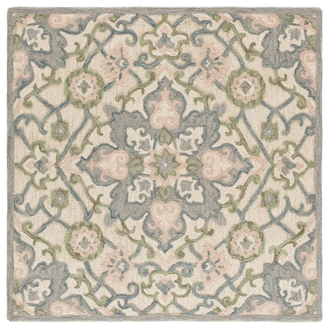 Safavieh Metro 6'-0" x 6'-0" Rug in Ivory / Grey