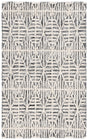 Safavieh Ebony 3'-0" x 5'-0" Rug in Black / Ivory