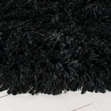 Safavieh Shag 6'-0" x 6'-0" Rug in Black