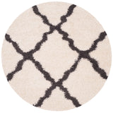 Safavieh Sgd-Dallas Shag 6'-0" x 6'-0" Rug in Ivory / Dark Grey
