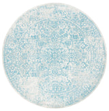 Safavieh Evoke 5'-3" x 5'-3" Rug in Ivory / Aqua