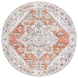 Safavieh Arizona 6'-0" x 6'-0" Rug in Ivory / Rust