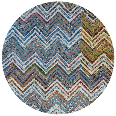 Safavieh Nantucket 4'-0" x 4'-0" Rug in Beige / Grey