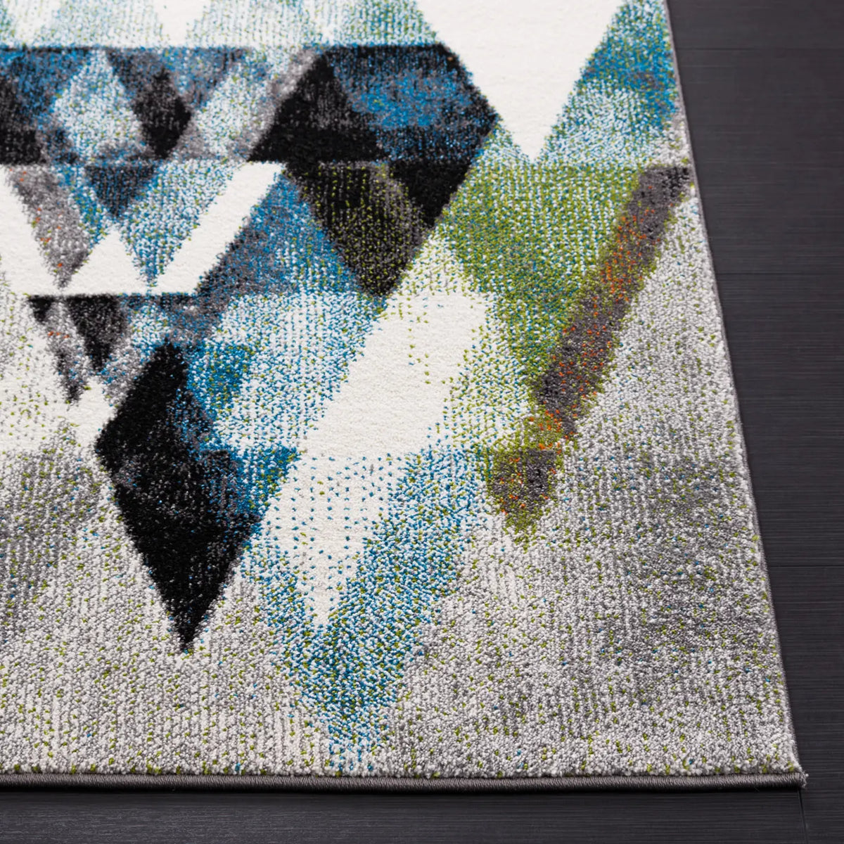 Safavieh Porcello 4'-0" x 6'-0" Rug in Grey / Blue