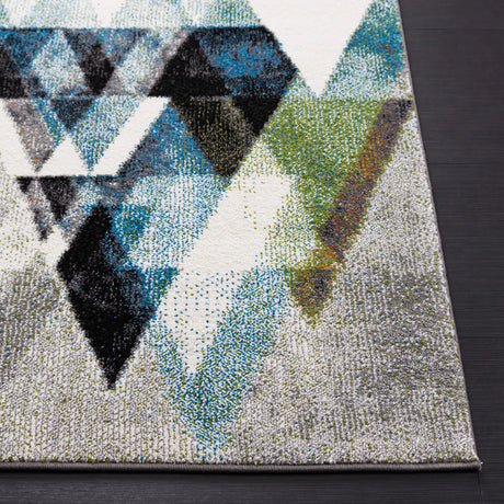 Safavieh Porcello 4'-0" x 6'-0" Rug in Grey / Blue