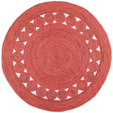 Safavieh Natural Fiber 6'-0" x 6'-0" Rug in Rust