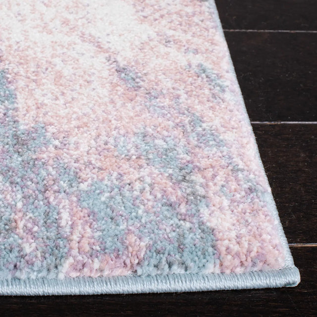 Safavieh Glacier 4'-0" x 6'-0" Rug in Pink / Blue
