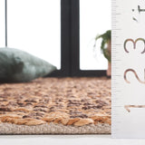 Safavieh Natural Fiber 4'-0" x 6'-0" Rug in Natural / Dark Brown