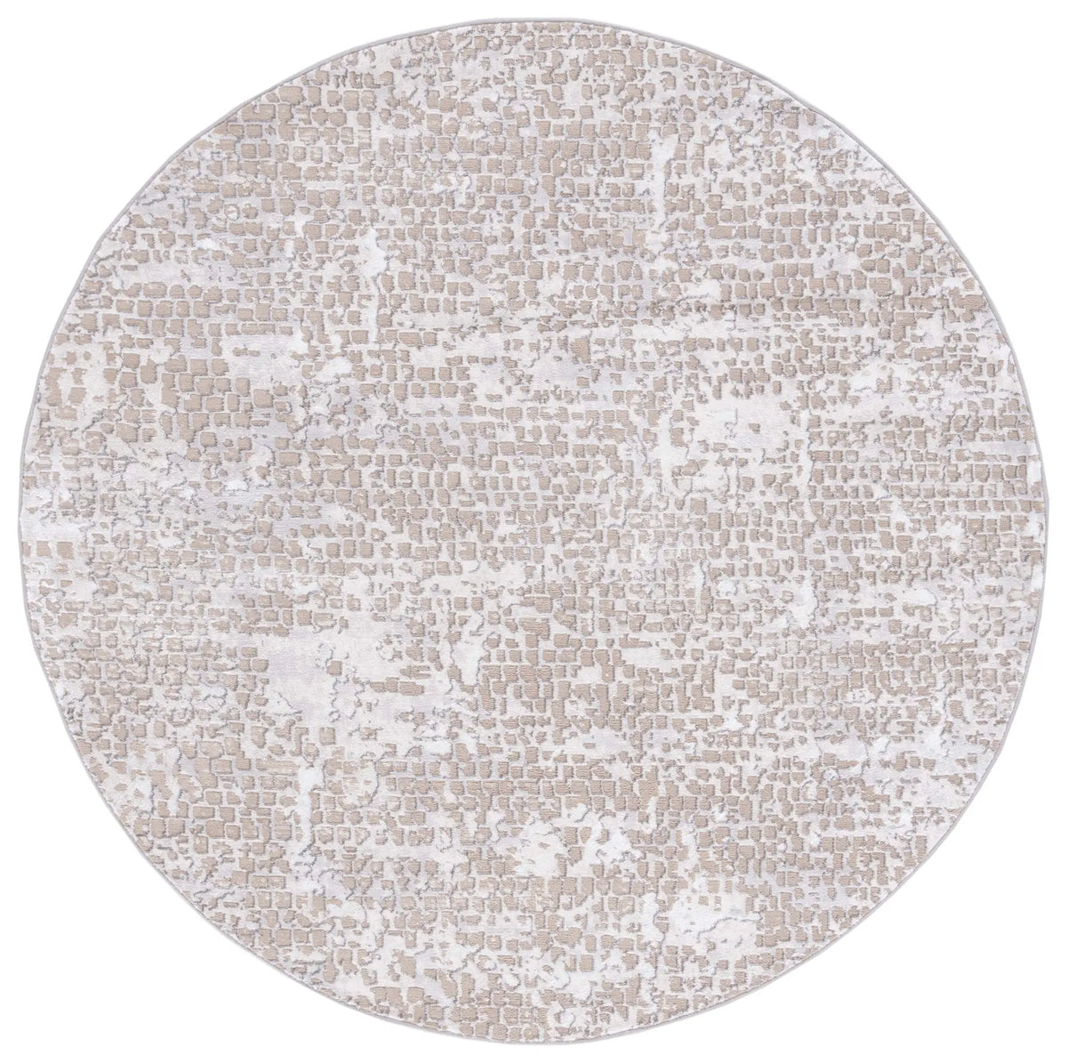 Safavieh Amelia 6'-7" x 6'-7" Rug in Beige / Grey