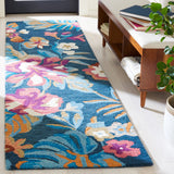 Safavieh Jardin 2'-3" x 8'-0" Rug in Blue / Pink