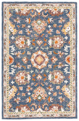 Safavieh Aspen 4'-0" x 6'-0" Rug in Blue / Rust