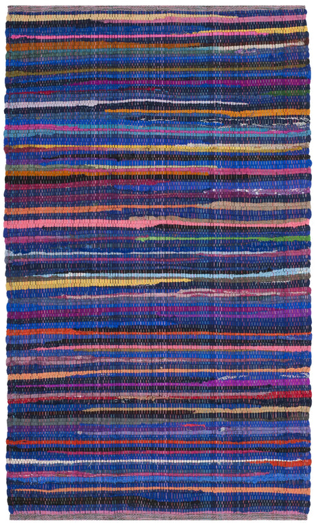 Safavieh Rag Rug 2'-0" x 3'-0" Rug in Blue / Multi