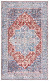 Safavieh Arizona 3'-0" x 5'-0" Rug in Light Blue / Rust