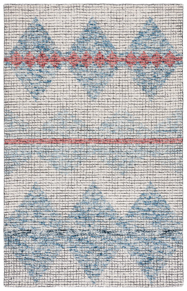 Safavieh Abstract 4'-0" x 6'-0" Rug in Ivory / Blue