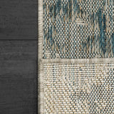 Dynamic Rugs Melissa 4234 Grey/Blue Rug - Corner
