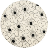 Safavieh Soho 6'-0" x 6'-0" Rug in Ivory / Black
