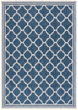Safavieh Beach House 4'-0" x 6'-0" Rug in Blue / Ivory