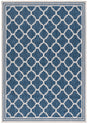 Safavieh Beach House 4'-0" x 6'-0" Rug in Blue / Ivory