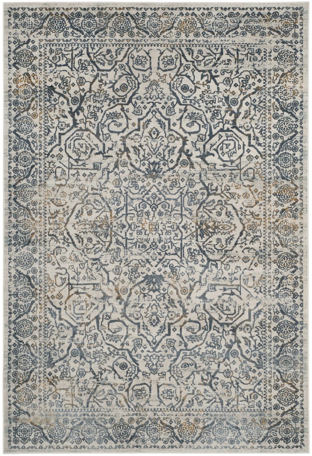 Safavieh Princeton 4'-0" x 6'-0" Rug in Cream / Slate