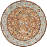Safavieh Bergama 6'-0" x 6'-0" Rug in Brown / Blue