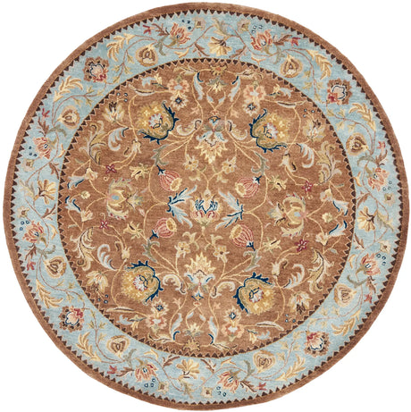 Safavieh Bergama 6'-0" x 6'-0" Rug in Brown / Blue