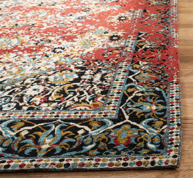 Safavieh Classic Vintage 5'-0" x 8'-0" Rug in Red / Charcoal