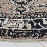 Safavieh Vintage Hamadan 6'-7" x 6'-7" Rug in Brown / Black