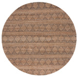 Safavieh Natural Fiber 6'-0" x 6'-0" Rug in Natural / Black