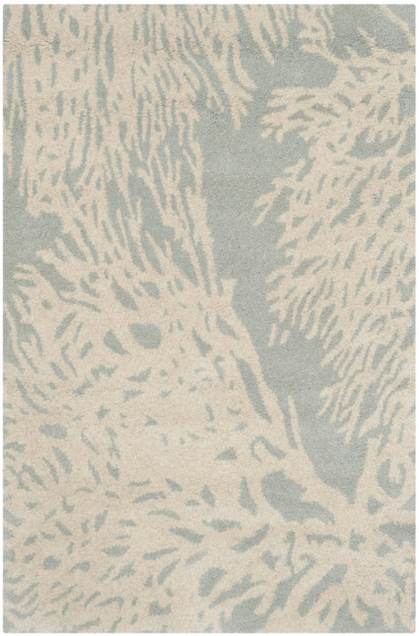 Safavieh Bella 2'-0" x 3'-0" Rug in Grey / Ivory