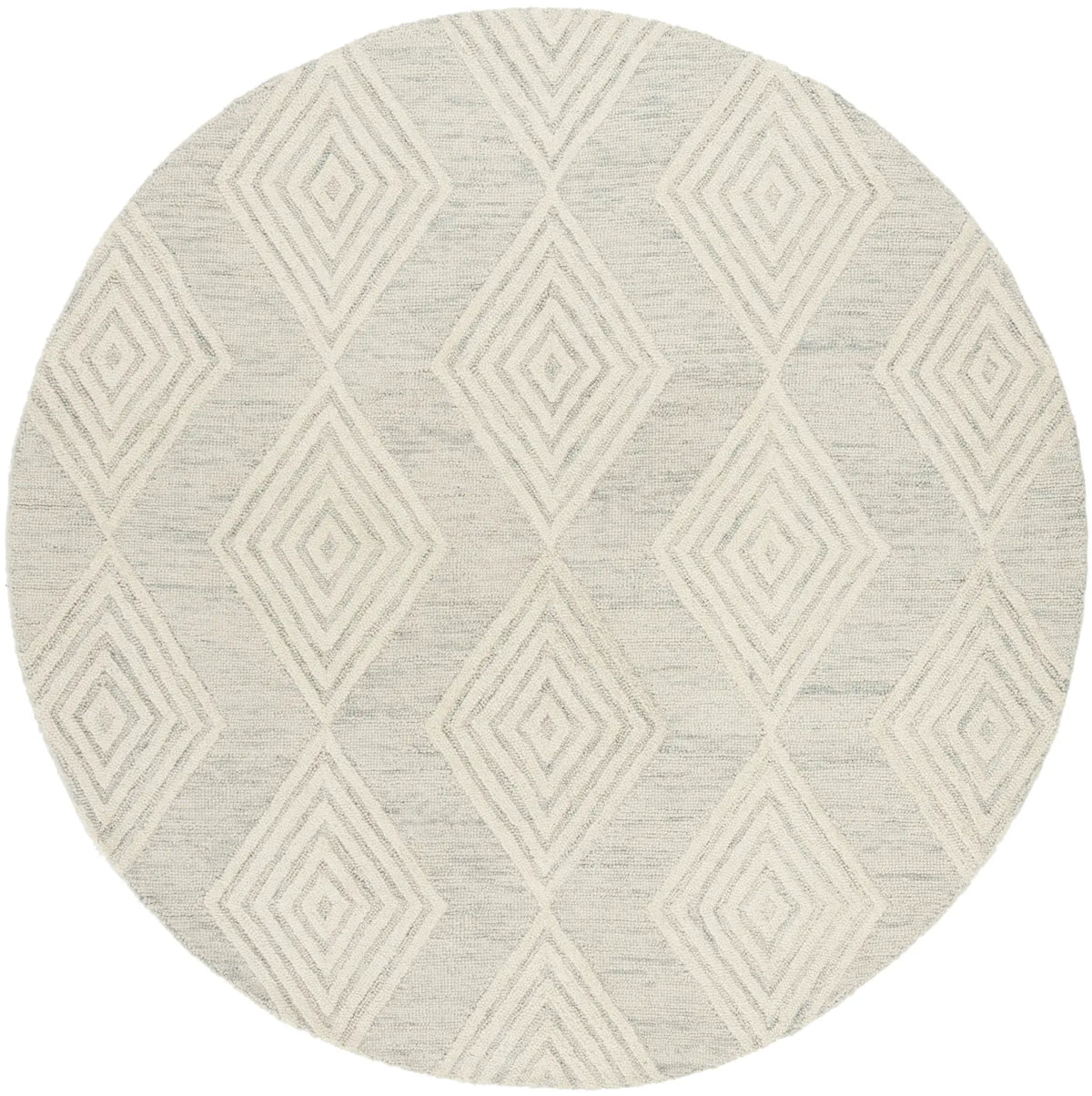 Safavieh Blossom 6'-0" x 6'-0" Rug in Silver / Ivory