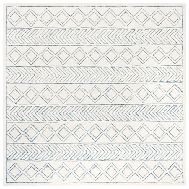 Safavieh Glamour 6'-0" x 6'-0" Rug in Ivory / Blue