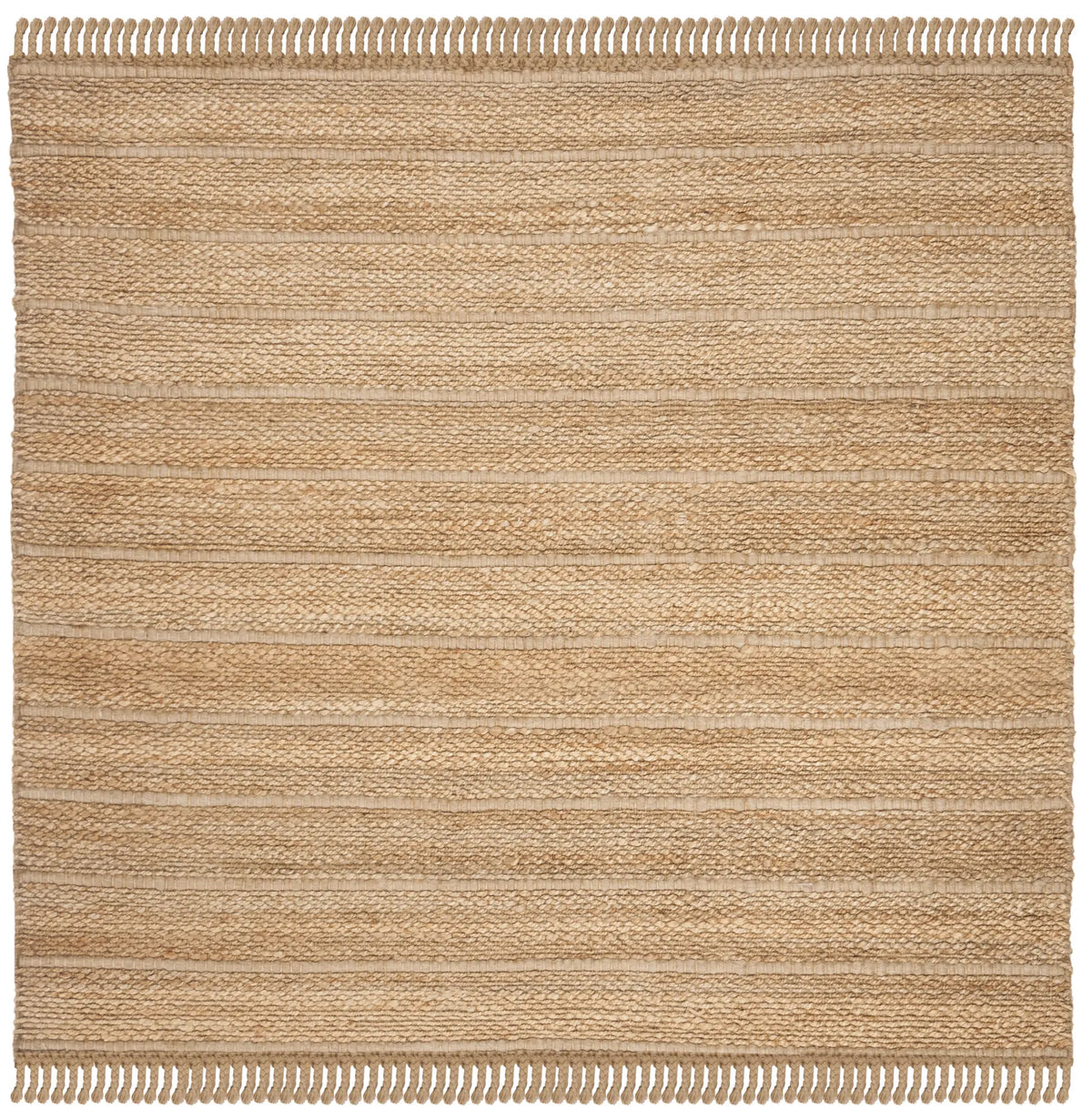 Safavieh Natural Fiber 6'-0" x 6'-0" Rug in Natural / Light Grey