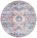 Safavieh Arizona 6'-0" x 6'-0" Rug in Blue / Rust