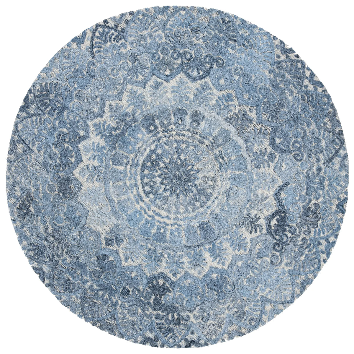 Safavieh Marquee 6'-0" x 6'-0" Rug in Blue / Ivory