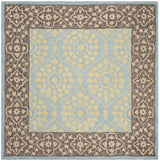 Safavieh Suzani 5'-0" x 5'-0" Rug in Chocolate / Yellow