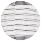 Safavieh Montauk 6'-0" x 6'-0" Rug in Black / Ivory