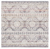 Safavieh Metro 6'-0" x 6'-0" Rug in Red / Ivory