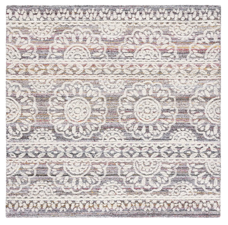 Safavieh Metro 6'-0" x 6'-0" Rug in Red / Ivory