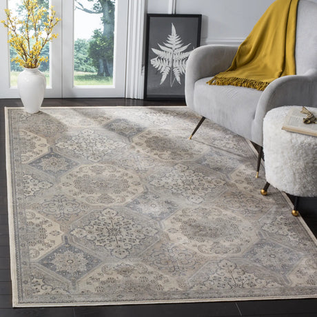 Safavieh Vintage 5'-3" x 7'-6" Rug in Cream / Blue