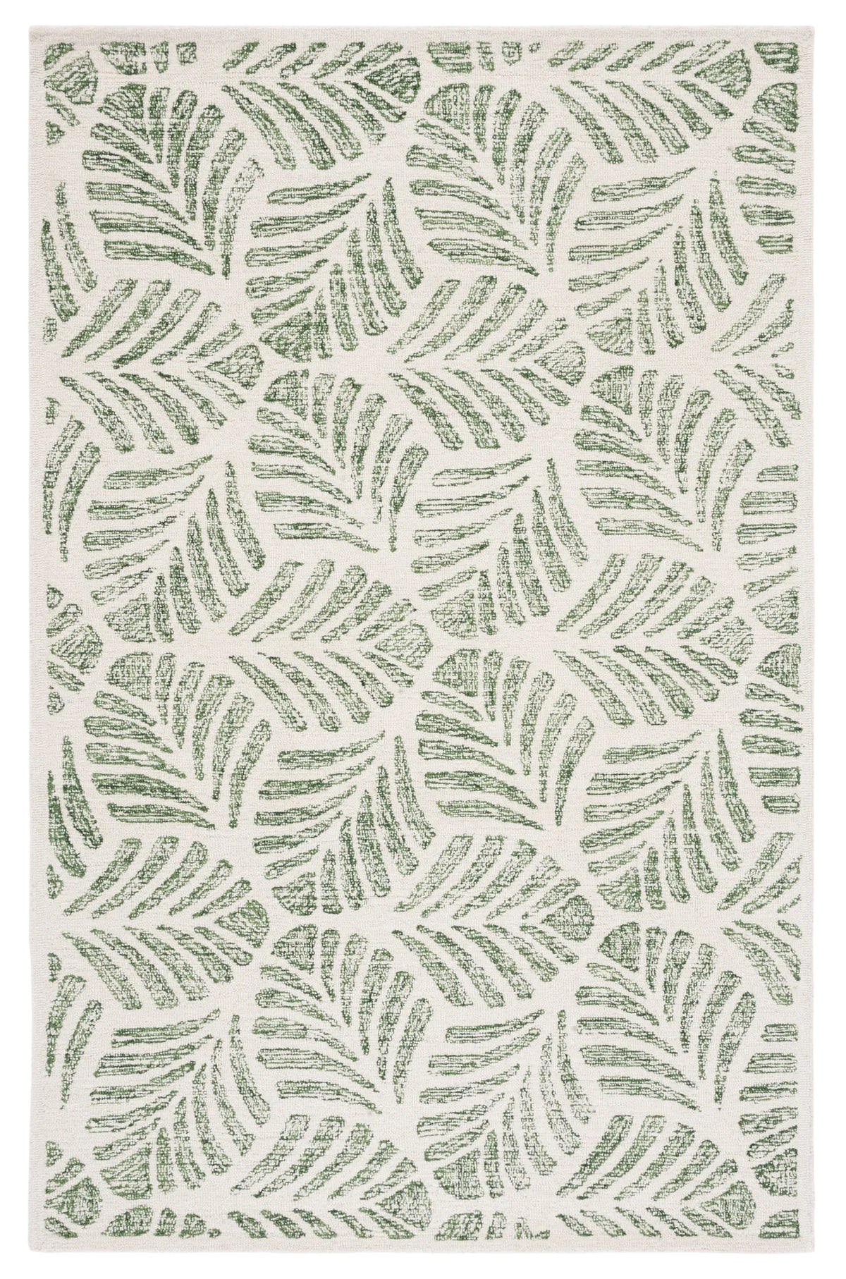 Safavieh Martha Stewart 300 4'-0" x 6'-0" Rug in Ivory / Green