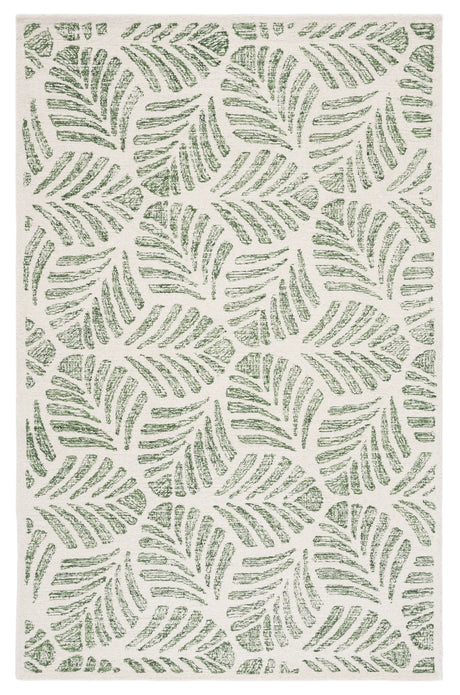 Safavieh Martha Stewart 300 4'-0" x 6'-0" Rug in Ivory / Green