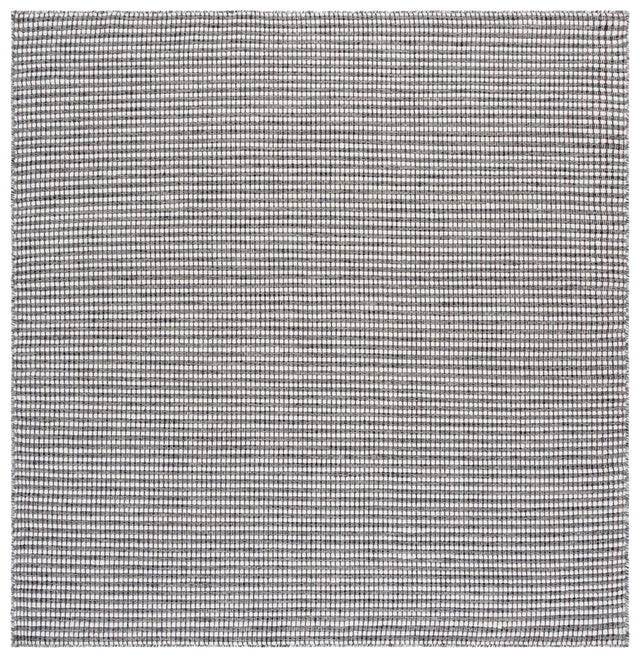 Safavieh Natura 6'-0" x 6'-0" Rug in Dark Grey / Ivory
