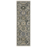 Oriental Weavers Sphinx HASTINGS HA05H Ivory Geometric Rugs - runner