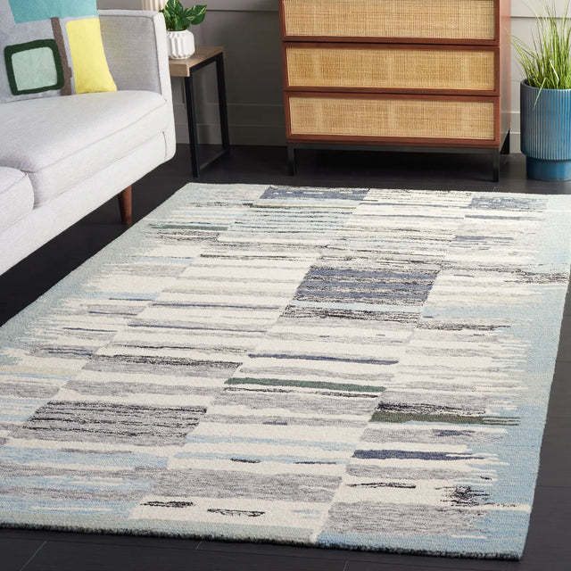 Safavieh Ebony 4'-0" x 6'-0" Rug in Ivory / Grey