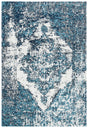Safavieh Classic Vintage 4'-0" x 6'-0" Rug in Blue / Ivory