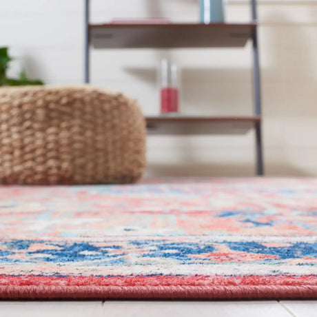 Safavieh Riviera 4'-5" x 6'-5" Rug in Navy / Red